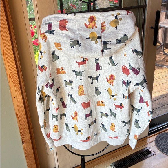 SM Wardrobe Dog Print Zip-Up Sz. S Hoodie NWT‎ - Picture 7 of 14